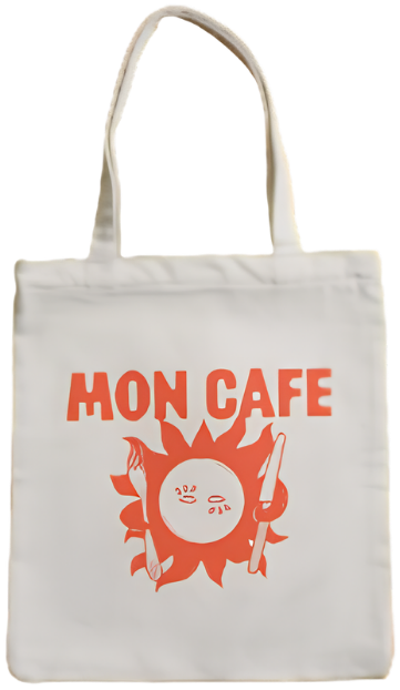 Tote bag Mon café